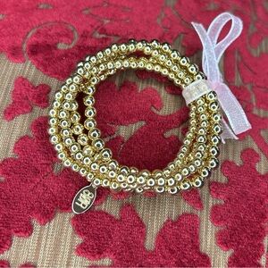 8 Other Reasons Gold Beaded Bracelet Set